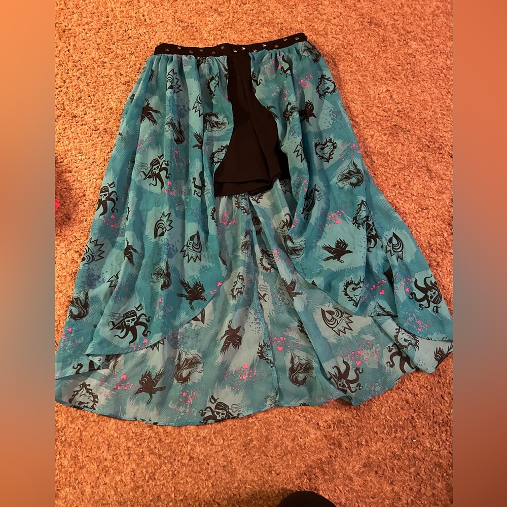 D-Signed Disney Skirt with black overlay Shorts😎